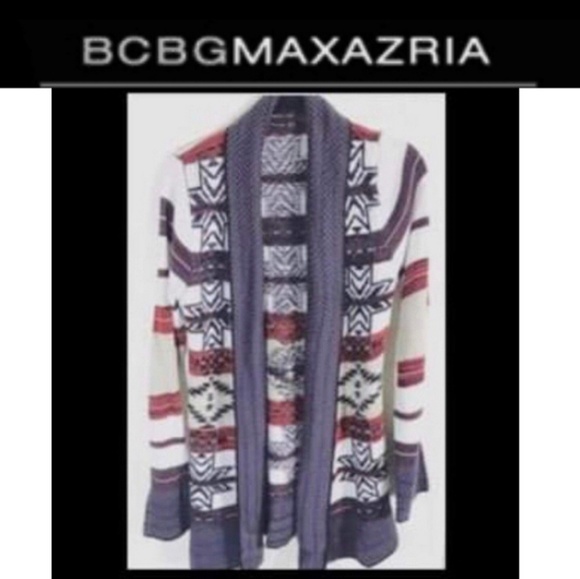 BCBGMAXAZRIA TRIBAL SWEATER SIZE L - Picture 8 of 8